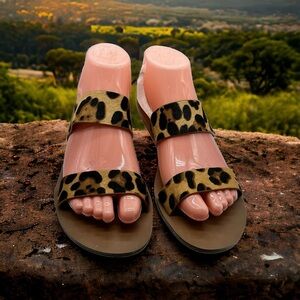 J. Crew Leather Flat, Warm Neutral Color, Size 7